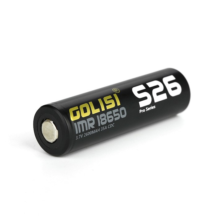 Batería 18650 Golisi S26 IMR 2600 mAh